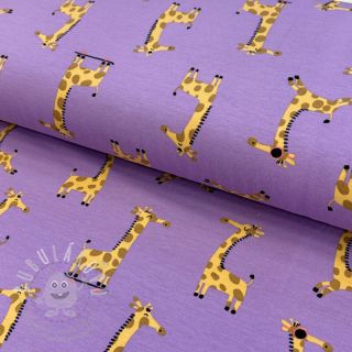 Úplet Giraffes lavender