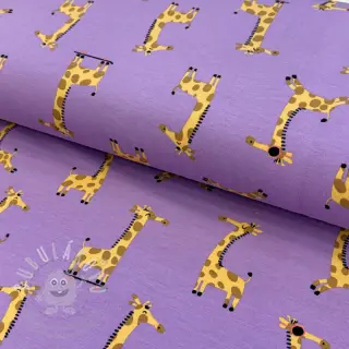 Úplet Giraffes lavender