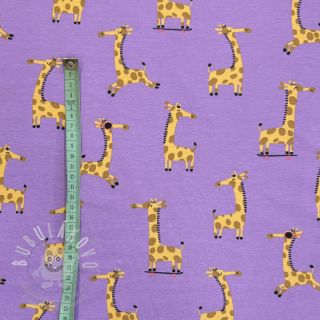 Úplet Giraffes lavender