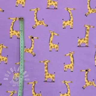 Úplet Giraffes lavender