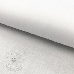 Bavlněná látka CRINKLE white