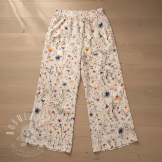 Viskóza se lnem Botanic design A