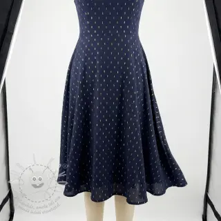 Viskóza LUREX navy