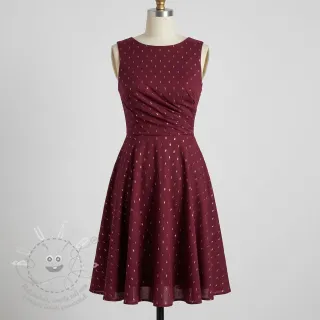 Viskóza LUREX burgundy