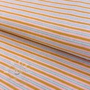Úplet LUREX Stripes ochre silver