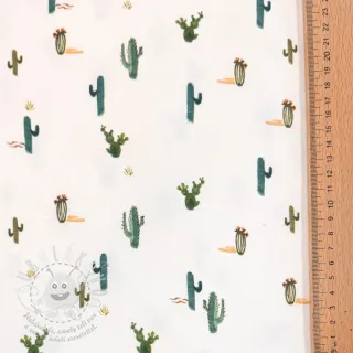 Úplet Safari off white digital print