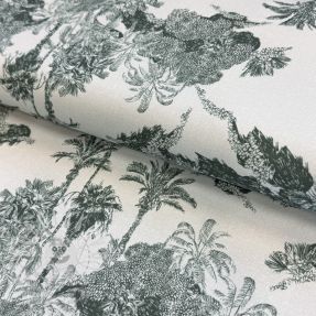 Dekorační látka Forest green digital print