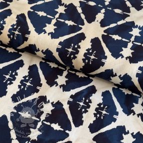 Bavlněná látka BATIK navy