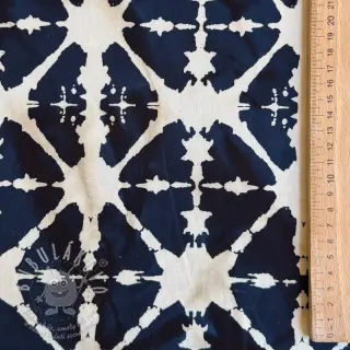 Bavlněná látka BATIK navy