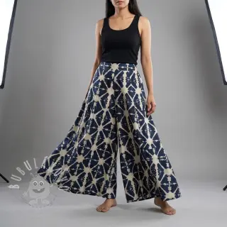 Bavlněná látka BATIK navy