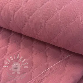 Dvojitá gázovina/mušelín QUILT Wave mauve
