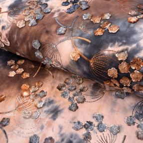 Manšestr tenký TIE DYE 21W Dandy design B