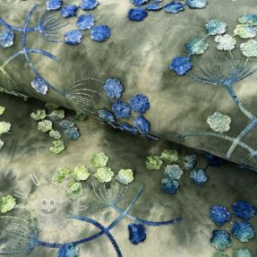 Manšestr tenký TIE DYE 21W Dandy design A