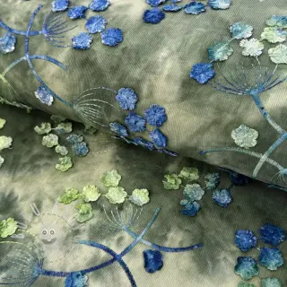 Manšestr tenký TIE DYE 21W Dandy design A