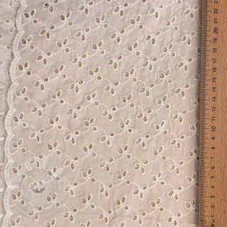 Bavlněná látka EMBROIDERY Rosemary beige