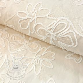 Bavlněná látka EMBROIDERY Chenille Manon design A