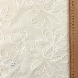 Bavlněná látka EMBROIDERY Chenille Manon design A