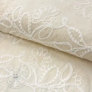Bavlněná látka EMBROIDERY Chenille Manon design B