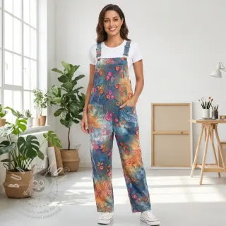 Manšestr tenký TIE DYE 21W Catchy design C