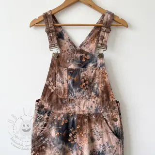 Manšestr tenký TIE DYE 21W Dandy design B