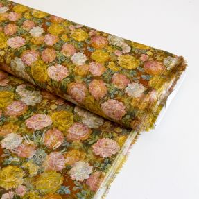 Viskóza RAYON POPLIN Flower sea design C