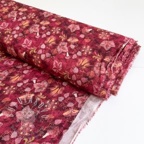 Viskóza RAYON POPLIN Dark barrock design C