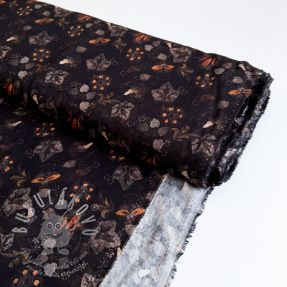 Viskóza RAYON POPLIN Dark barrock design A