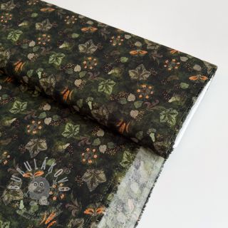 Viskóza RAYON POPLIN Dark barrock design B