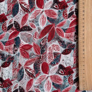 Viskóza RAYON POPLIN Floral design C