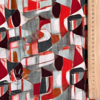 Viskóza RAYON POPLIN Leona design C