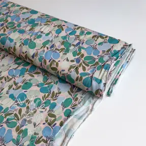 Viskóza RAYON POPLIN Simplistic flowers design C