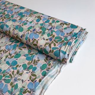 Viskóza RAYON POPLIN Simplistic flowers design C