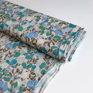 Viskóza RAYON POPLIN Simplistic flowers design C