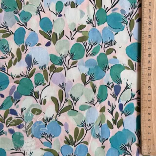 Viskóza RAYON POPLIN Simplistic flowers design C