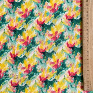 Viskóza RAYON POPLIN Faded spots design B