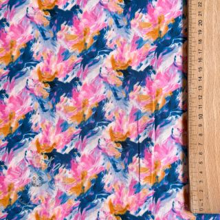 Viskóza RAYON POPLIN Faded spots design A