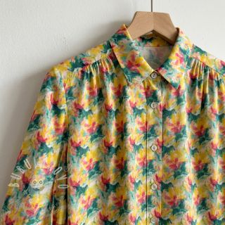 Viskóza RAYON POPLIN Faded spots design B