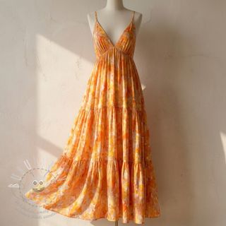 Viskóza RAYON POPLIN Faded spots design E