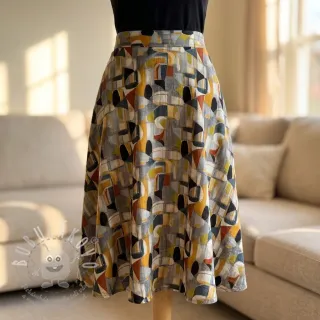 Viskóza RAYON POPLIN Leona design D