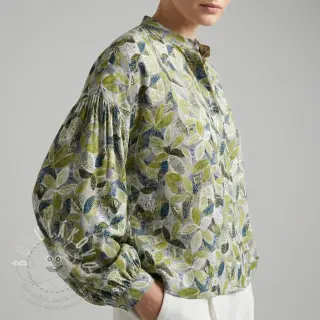 Viskóza RAYON POPLIN Floral design D