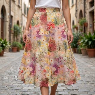 Viskóza RAYON POPLIN Love design B