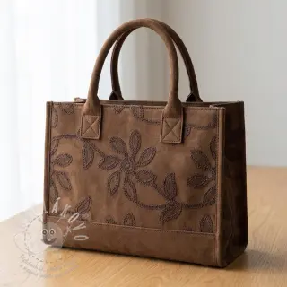 Semiš stretch Amalia brown