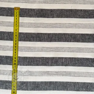 Len YARN DYED BIG Stripe black