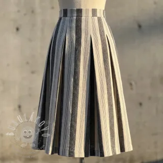 Len YARN DYED BIG Stripe black
