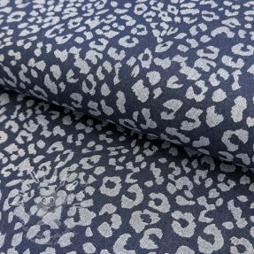 JEANS DENIM Leopard dark blue