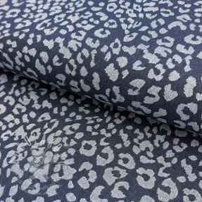 JEANS DENIM Leopard dark blue