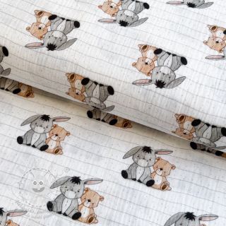 Dvojitá gázovina/mušelín Sweeties design B