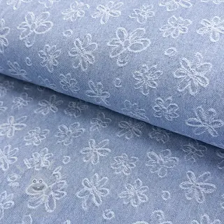 JEANS DENIM JACQUARD Flower light jeans