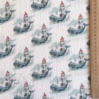 Dvojitá gázovina/mušelín Sweeties design A