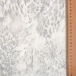 JEANS DENIM HEAVY Animal printed offwhite